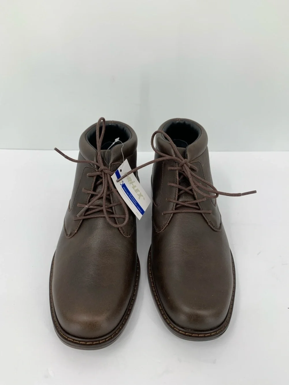 Drew Bronx Chukka ankle boots shoe dark brown leather new 9 EXTRA WIDE EEEE 4E